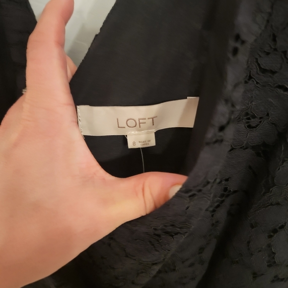 Loft black lace dress - Picture 6 of 8